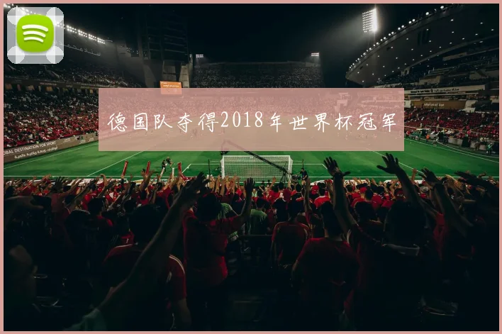 德国队夺得2018年世界杯冠军